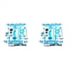 thumbnail image 1 of 2Conjunto para 1:14 144001 Repuestos de ActualizacióN de AutomóViles RC Asiento de Metal C Copa de DireccióN Brazo Oscilante Eje de TransmisióN Central, Azul, 1 of 6