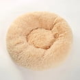 thumbnail image 1 of Super Soft Pet Cat Bed Mat Comfortable Donut Round Dog Kennel Non-Slip Winter Warm Dog Kennel Pet Cat Cushion Bed Winter Warm ShopWise Round, 1 of 15