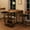 Retro color, variant on 3 Piece Dining Table Set for 2 with 2 Upholstered Chairs and 3 Large Storage Shelves,  Dining Kitchen Room for Small Space Apartment