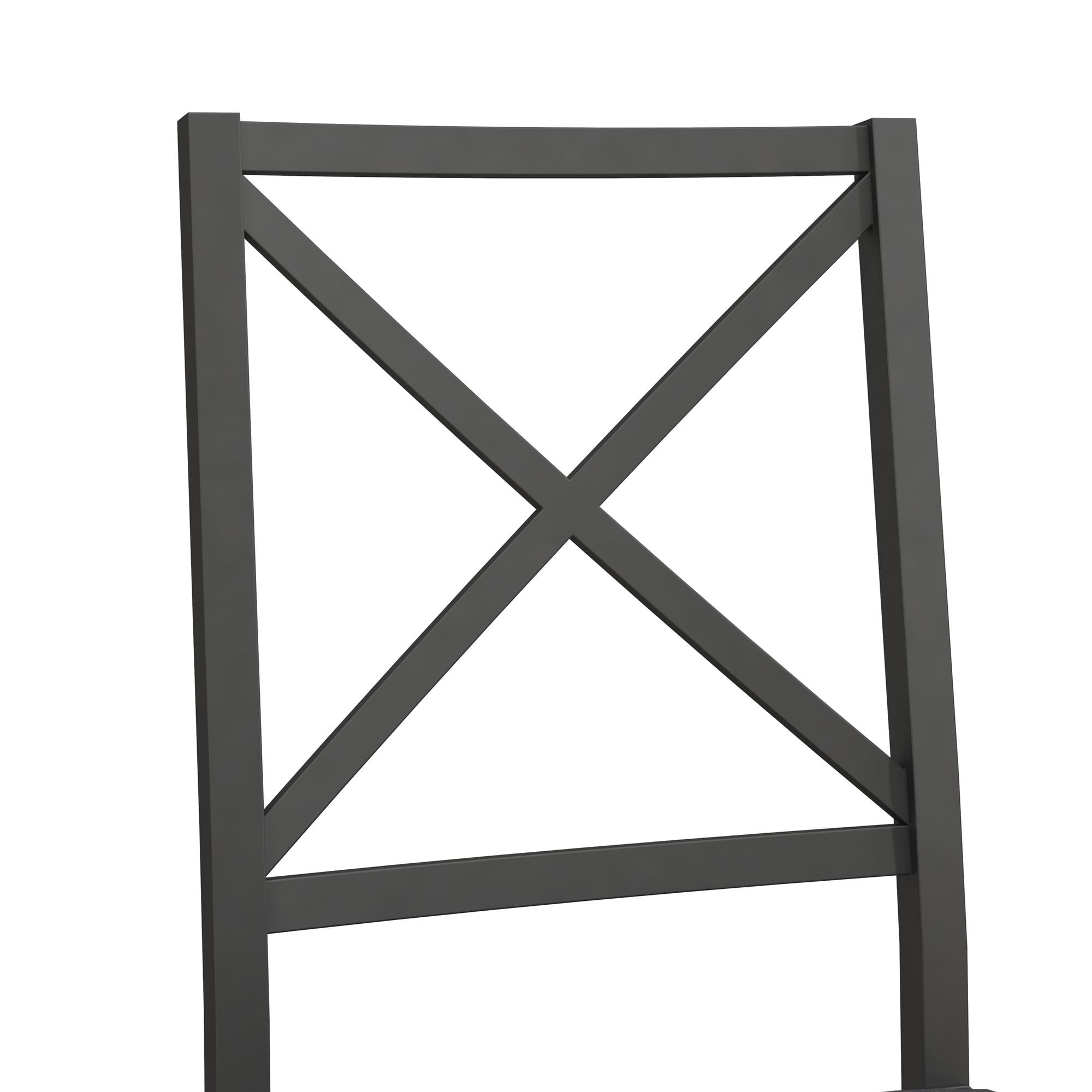 Mainstays 5-Piece Dining Table and Chair Set for 4, Black
