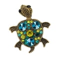 thumbnail image 2 of Broche de tortuga Hugo Pin de cristal, 2 of 10