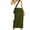 Army Green, variant on Kcocoo Women Solid Casual High Waist Slim Back Split Jean Skirt With Pockets Denim Cotton Black S