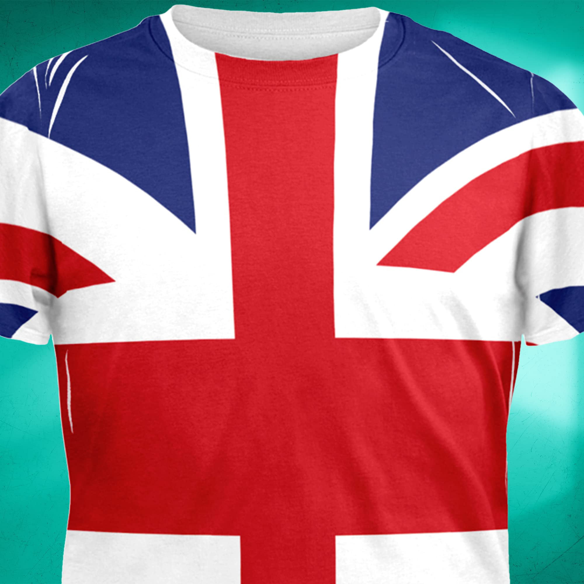 British Flag Union Jack All Over Mens Shirt Multi SM - Walmart.com