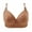 Khaki, variant on VerPetridure Bras for Women Plus Size Woman's Printing Gathered Together Large Size Daily Bra Underwear No Rims