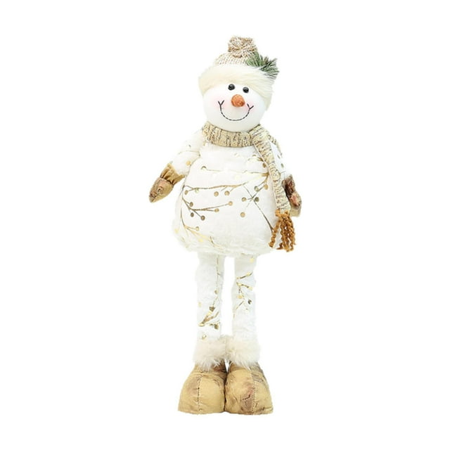Muñeco de nieve de pie Muñeco de nieve navideño Muñeco de nieve Decoración del hogar Decoración navideña para el dormitorio de vacaciones Boda Hogar
