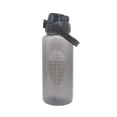 thumbnail image 4 of Mainstays Motivational 64oz Sports Water Bottle with Straw and Time Marker Black, 4 of 7