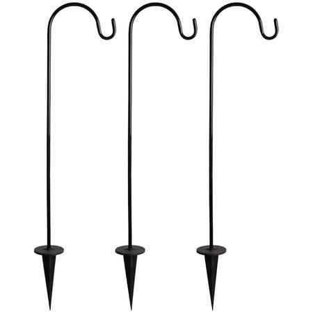 Hook Garden Plant Shepherds Bird Hanging Hooks Stake Feeder Plants Hanger Hangers Pole Metal Stand Baskets Tool Lantern