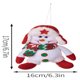 thumbnail image 3 of Christmas Decorations Red Old Man Hanging Ornament Christmas Reindeer Ornaments Christmas Snowman Gift Dolls, 3 of 3