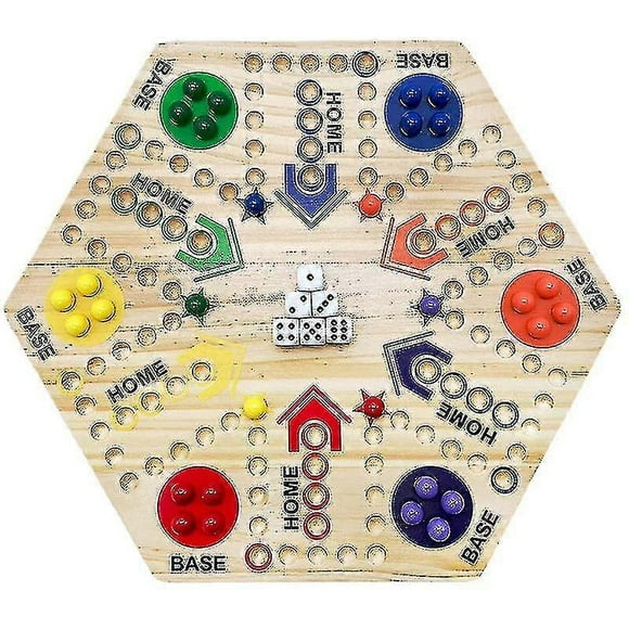 Board Game Ludo 4 Person 6 Person Track Board Party Game Wooden Game