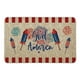 thumbnail image 2 of 4th Of July Polyester Doormat Indoor Outdoor Non Slip Square Rug For Front Door Bathroom Kitchen Patriotic Floor Mat, 2 of 6
