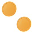 thumbnail image 1 of Tapa de repuesto Pyrex 7401-PC para 3 tazas Lemon Drop, color amarillo (paquete de 2), 1 of 5