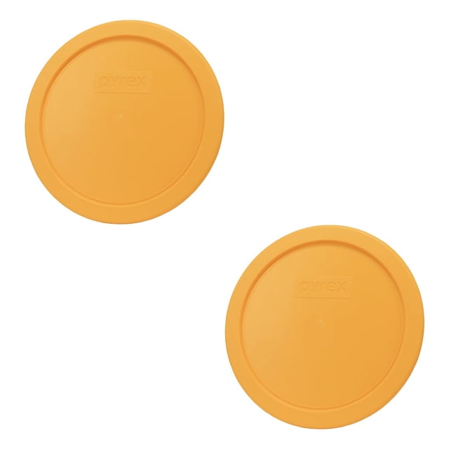 Tapa de repuesto Pyrex 7401-PC para 3 tazas Lemon Drop, color amarillo (paquete de 2)