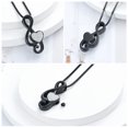 thumbnail image 3 of Constantlife Music Note Cremation Pendant Small Urns for Ashes Necklace Musical Urn Jewelry, 3 of 4