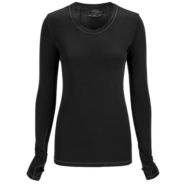 Cherokee Cherokee 'Infinity' Long Sleeve Knit Underscrub w