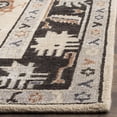 thumbnail image 3 of SAFAVIEH Maharaja Dzvezda Border Area Rug, Beige/Charcoal, 5' x 8', 3 of 5