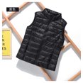 thumbnail image 1 of New Lightweight Down Vest Short Vest Standing Collar Lightweight 90% White Duck Down, 1 of 6