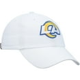 thumbnail image 3 of Women's '47 White Los Angeles Rams Miata Clean Up Logo Adjustable Hat, 3 of 4