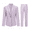 Light Purple, variant on AZoiNM Women's Slim Fit One-Button Notch Lapel Blazer & Pants Set, Business Casual Work Suit for Office, 70% Polyester 30% Viscose, Lake Blue/Light Purple, Fall Winter Spring