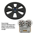 thumbnail image 3 of 7 Inch Empty Tape Reel, Aluminum Alloy Universal Open Reel Sound Tape Disc for   Studer Machine Parts, Repair Recorder or Replace for Premium Sound Quality, 3 of 7