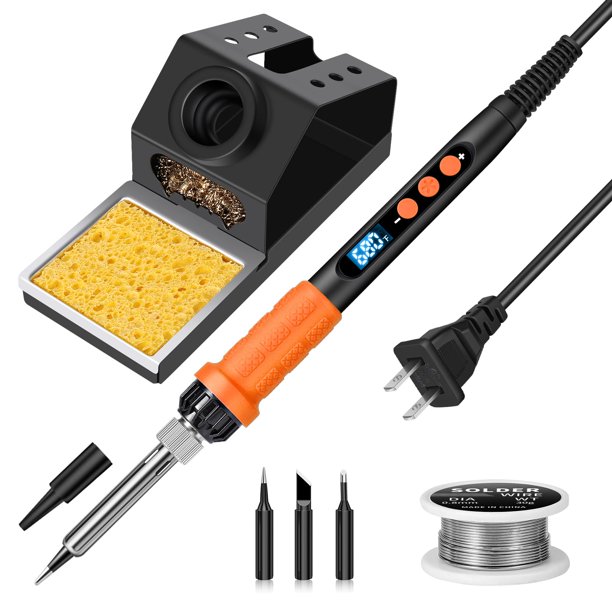 Kit de soldador Aucanla 100W de alta potencia con control de temperatura