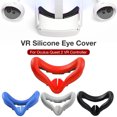 thumbnail image 4 of Almohadilla De Silicona Para Ojos Compatible Con Oculus Quest 2 Vr A Prueba De Sudor Cubierta De Silicona A Prueba De Luz Almohadilla Para Ojos Inevent EL017193-04, 4 of 5