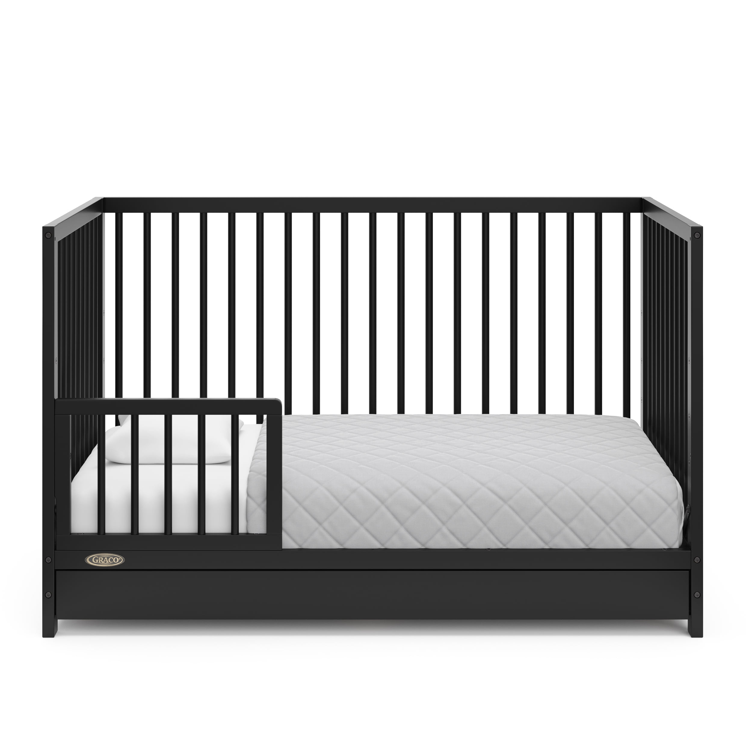 Graco Toddler Safety Guardrail (Dowels), Black