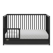 Graco Teddi 5-in-1 Convertible Baby Crib with Drawer, Black