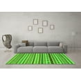 thumbnail image 3 of Ahgly Company Indoor Round Abstract Green Modern Area Rugs, 6' Round, 3 of 4
