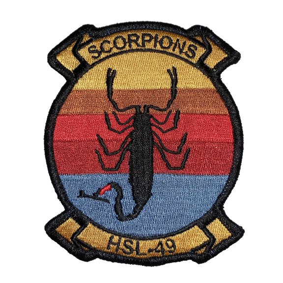 HSL-49 Scorpions Squadron Patch Sew On