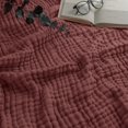 thumbnail image 1 of Manta de muselina Comfy Cubs Twin, 90 x 66, 6 capas, color vino suave, 1 of 6