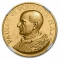 thumbnail image 2 of 1975 Vatican City Gold Medal Pope Paul VI Jubilee PF-64 UCAM NGC, 2 of 3