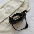 thumbnail image 4 of Bolso Bandolera para Mujer Gran Capacidad PU Saddle Make Up Cosmetic Bag (Negro), 4 of 9