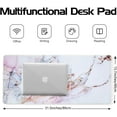 thumbnail image 2 of Desk Mat, Gaming Mouse Pad Large, XL Mousepad, Keyboard Mat with Non Slip Base, Extended Laptop Desk Pad Matt, Computer Mat for Office Vanity Desktop Table Writing, Pink Marble, 2 of 6