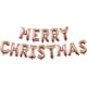 thumbnail image 2 of Globos con letras de Feliz Navidad, decoración para fiestas, pancarta, 2 of 5