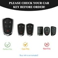 thumbnail image 3 of for Cadillac Key Fob Cover, Soft TPU Protection Key Fob Case Compatible with Cadillac Escalade CTS SRX CT4 CT5 CT6 XTS XT4 XT5 XT6 ATSL SLS STS Smart Key Holder (Blue), 3 of 8