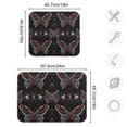 thumbnail image 3 of Butterflies Black Dish Drying Mat Dish Drainer Rack Mats Water Absorbent Non-Slip Easy Clean Heat Resistant for Kitchen Counter, 3 of 8
