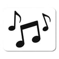 thumbnail image 1 of NUDECOR Radio Notes de Musique Chanson Mélodie Tune Plat pour Applications Musicales et Sites Web Tapis de Souris 9x10 Pouces, 1 of 1
