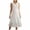 White, variant on Summer Dresses for Womens 2026 Plus Size Fashion Sexy Solid Color Sequin Sleeveless Round-Neck Mid-Calf Dress
