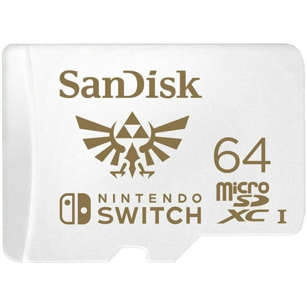 SanDisk 64GB MicroSDXC UHS I Card for Nintendo Sw SDSQXAT 064G GN