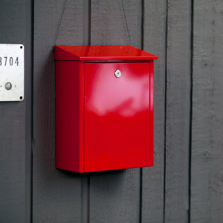 Allux 200 Galvanized Wall Mount Locking Mailbox Allux 200 Galvanized Wall Mount Locking Mailbox