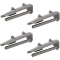 thumbnail image 1 of 4 Pcs Dishwasher Rear Rail Cap, Replacement Rail End Caps Compatible Blomberg Dishwashers, 1 of 4