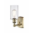 thumbnail image 2 of 516-1W-AB-G802 Innovations Lighting Clymer - 1 Light Wall Sconce In Art Deco Style-12 Inches Tall and 3.88 Inches Wide-Antique Brass Finish-Clear, 2 of 3
