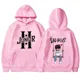 thumbnail image 3 of Primavera otoño hombres sudaderas con capucha Junior H Triste niños Harajuku niñas Hip Hop pulóver regalo de música elegante Casual suelta cómoda sudadera, 3 of 5