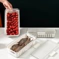 thumbnail image 3 of Fridge Storage Fresh Box milky white  Lightweight Plastic Ideal for Food Organization, 3 of 8