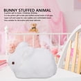 thumbnail image 3 of Conejito De Peluche Realista, Decoración Del Hogar Adorable Modelo De Simulación De Conejo De Felpa Para Dormitorio Para Dormitorio, 3 of 7