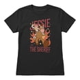 thumbnail image 2 of Disney Pixar Toy Story Call Me Sheriff Jessie Women's T Shirt (Black, S-XXL), 2 of 4