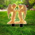 thumbnail image 4 of PEIBang 7.9 Inch Acrylic Garden Stake Decor,2D Flat Angel Ground Plug Ornament for Outdoor Yard Lawn Patio and Courtyard Decoration, 4 of 6