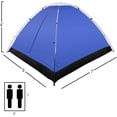 thumbnail image 2 of Water Resistant, Removable Rain Fly & Carry Bag- Easy Set Up-Great for Camping, Hiking & Backpacking, Blue, 2 of 6