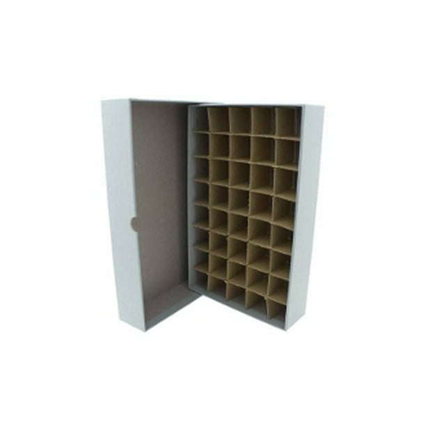 Large Guardhouse Coin Tube Storage Box, Heavy Duty Small Dollar/Gray