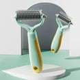 thumbnail image 2 of BESTSKY 2Pcs Cat Brush, Gentle Skin-Friendly Dog Brush, Versatile Cat Stuff,Blue, 2 of 5
